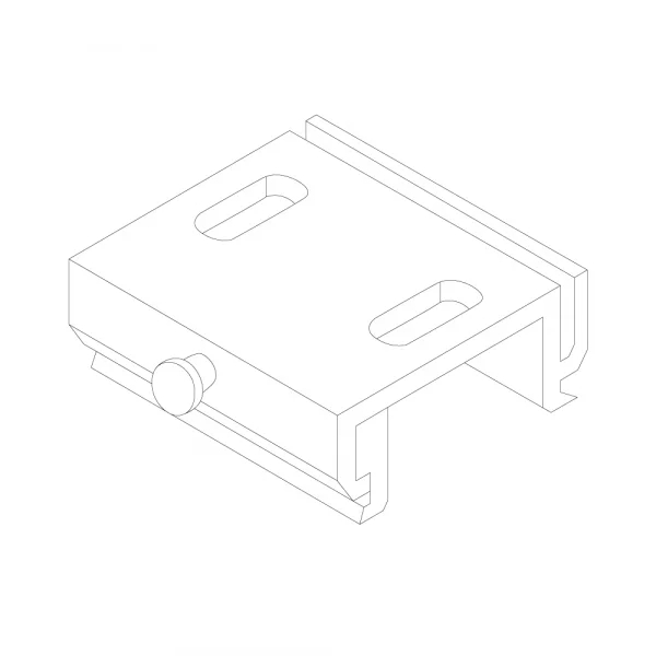 Lumiparts Lumiparts Ivela 7607-00-00 Plafondbeugel aluminium