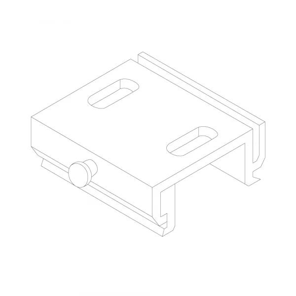 Lumiparts Ivela 7607-00-00 Plafondbeugel aluminium