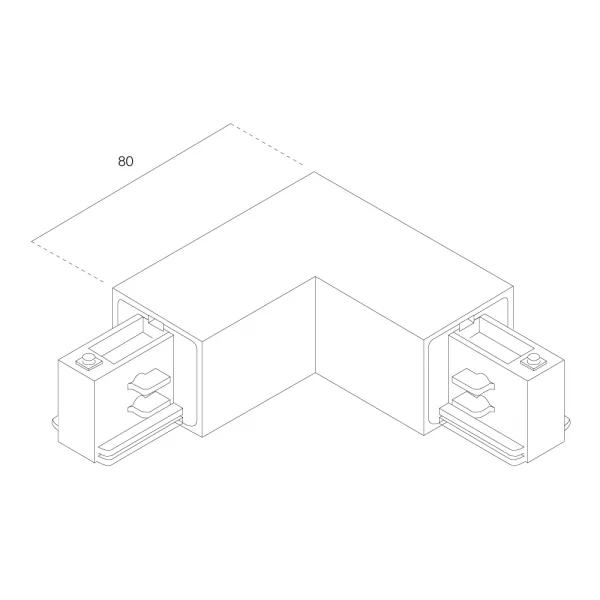 Lumiparts Ivela 7655-10-W30 Bocht 3-f 90°V aarde intern zw.