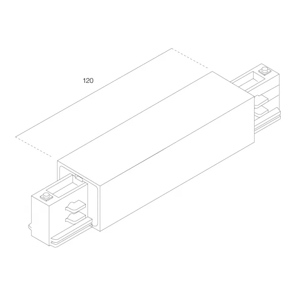 Lumiparts Lumiparts Ivela 7653-10-W20 Middenvoeding 3-fase V metaal