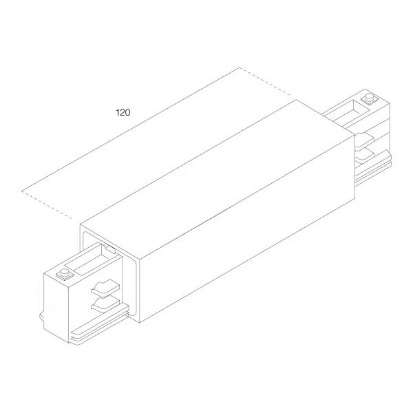 Lumiparts Ivela 7653-10-W20 Middenvoeding 3-fase V metaal