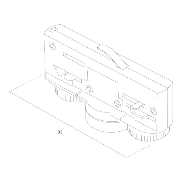 Lumiparts Ivela 7600-00-31 Adaptor 3-fase wit foto 1