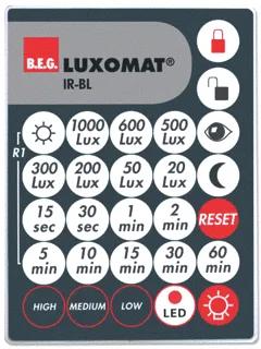 BEG Luxomat Toebeh./onderdelen bewegingssensor
