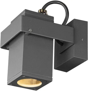 SLV - theo - BRACKET CW QPAR51 anthracite - WNDLAMP ANTR 1XGU10 - waterdicht portiek armatuur
