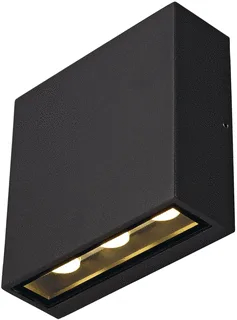 SLV - quad - BIG UP/DOWN WL anthracite - ANTR 3K - waterdicht portiek armatuur