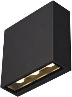 SLV - quad - BIG UP/DOWN WL anthracite - ANTR 3K - waterdicht portiek armatuur
