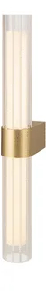 SLV - lygant - WL double messing geborsteld - MESSING3K - waterdicht portiek armatuur