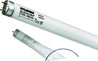 Sylvania Blacklight Toughcoat UV-lamp 15W G13 BL368 FEP
