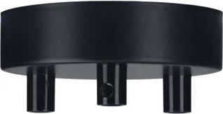 Bailey Ceiling Cup Metal Black Multi Cord 3