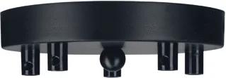 Bailey Ceiling Cup Metal Black Multi Cord 5