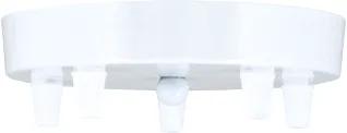 Bailey Ceiling Cup Metal White Multi Cord 5