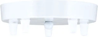 Bailey Ceiling Cup Metal White Multi Cord 5