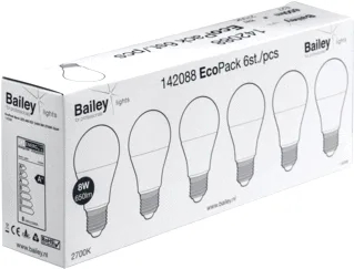 Bailey EcoPack LED-lamp 8W 720lm 4000K E27