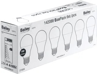 Bailey EcoPack LED-lamp 8W 720lm 4000K E27