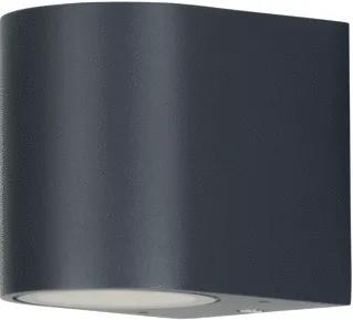 Bailey - bailum wall outdoor - GU10 - MUURLAMP D-VORM IP44 - Led opbouw armatuur