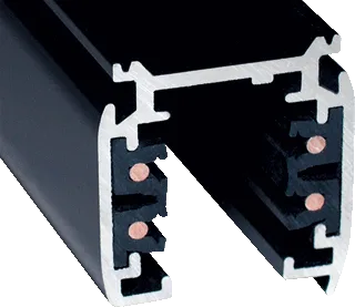 Lumiko - euro 3 fase spanningsrail - LR 3F L100 ZWART - - Spanningsrails