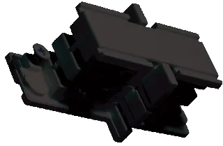 Lumiko - euro 3 fase rail accessoires - LR VM ZWART - - Spanningsrails