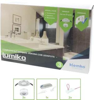 Lumiko Verona LED Inbouwspot 3.1W 300lm 3000K