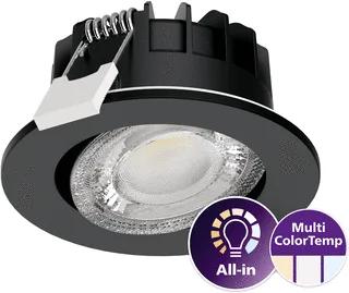 Philips Ledinaire LED Inbouwspot 6W 550lm 2700-4000K RS071B 40D PSR PI6 BK
