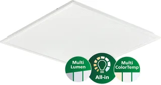 Philips Coreline LED Paneel 60x60cm 31W 4300lm 3000-4000K RC132V G6 WIA OC
