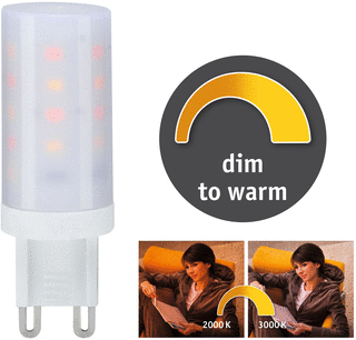 Paulmann LED-lamp 4W 270lm 2000-3000K G9 foto 1