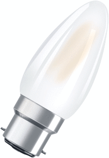Osram Retrofit LED-lamp 4W 470lm 2700K B22d foto 1