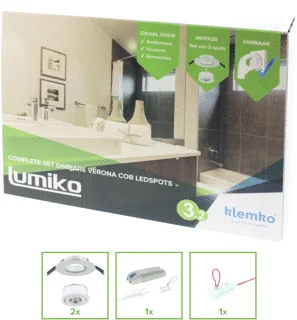 Lumiko Lumiko Verona LED Schijnwerper 3.3W 300lm 3000K