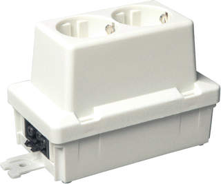 ABB Hafobox Contactdooscombinatie