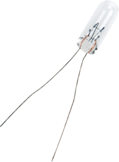Bailey Subminiature Indicatie- en signaleringslamp 0.96W 2700K Draadeind foto 1