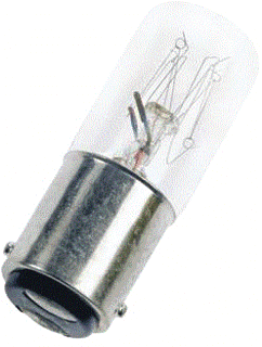 Bailey Miniature Indicatie- en signaleringslamp 6-10W 2700K BA15d foto 1