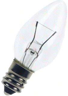 Bailey Gloeilamp standaard 3W E12 foto 1