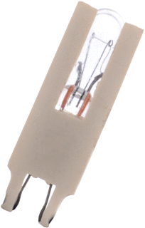 Bailey Subminiature Indicatie- en signaleringslamp 1.12W 2800K Bi-pin foto 1
