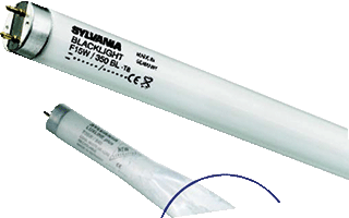 Sylvania Blacklight Toughcoat UV-lamp 20W G13 BL368 FEP
