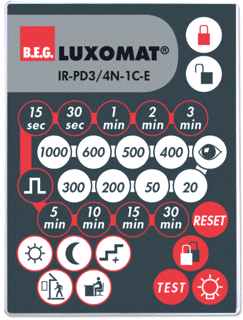 BEG Luxomat Toebeh./onderdelen bewegingssensor