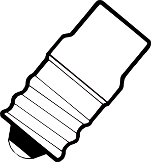 Orbitec Miniatuur schroef lamp Indicatie- en signaleringslamp 3W E14 130V E14 DS10 foto 1