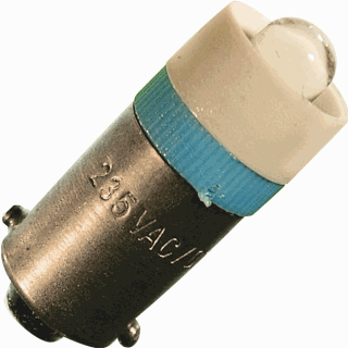 Bailey Miniature Indicatie- en signaleringslamp 0.88W 6000K BA9s