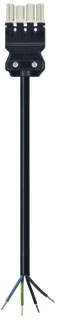 Wieland GST18i4 Patchkabel inst.bare gebouwinstall.