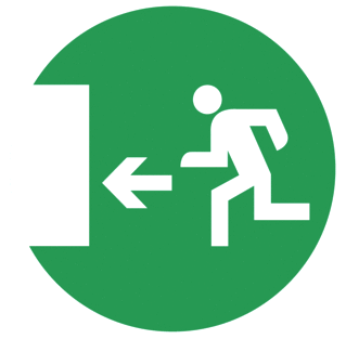 Performance in lighting DROP LED Noodverlichting pictogram