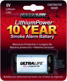 Ultralife LED Batterij, niet oplaadbaar