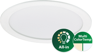 Philips Coreline LED Downlight 17.5W 2100lm 3000-4000K DN145B PSU WH