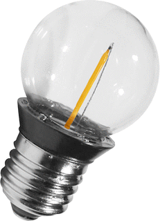 Bailey LED-lamp 0.9W 85lm 2500K E27