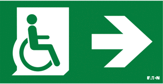 Eaton Blessing FlexiTech / RoundTech LED Noodverlichting pictogram
