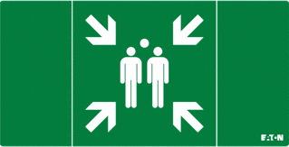Eaton Blessing FlexiTech / RoundTech LED Noodverlichting pictogram