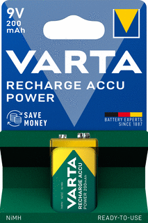 Varta Recharge Accu Power LED Batterij, oplaadbaar