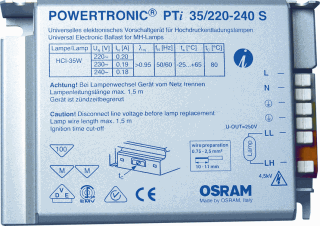 Osram Powertronic LED Voorschakelapparaat 35W foto 1