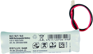 ESYLUX LED Batterij, oplaadbaar