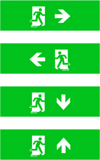 ESYLUX LED Noodverlichting pictogram foto 1