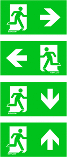 ESYLUX LED Noodverlichting pictogram foto 1