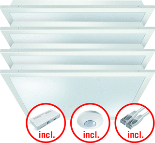 ESYLUX ESYLUX LED Paneel 60x60cm 132W 16800lm 4000K