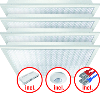 ESYLUX LED Paneel 60x60cm 132W 17600lm 2700-6500K